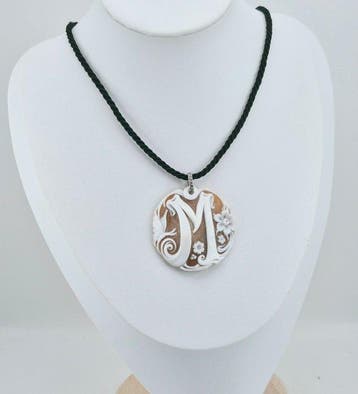 Zilver - Cameo - Handgesneden camee