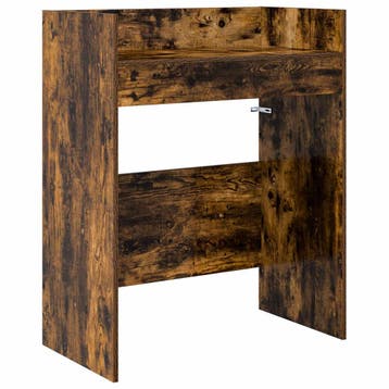 vidaXL DJ Tafel Gerookt eiken 62 x 45 x 102 cm Bewerkt hout, Muziek en Instrumenten, Verzenden, Nieuw