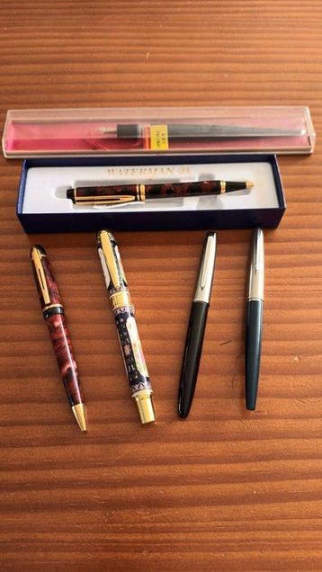 Waterman Man 200, Norex bureau, Waterman Arpège, Parker 45,, Verzamelen, Pennenverzamelingen, Nieuw
