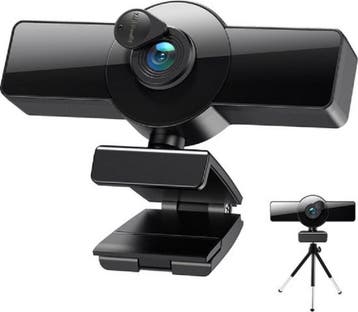 DrPhone CW8 - 2K Webcam – 1440P – Webcamera met Microfoon/St, Verzenden, Nieuw