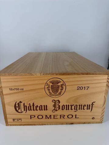 2017 Chateau Bourgneuf - Bordeaux, Pomerol - 12 Flessen, Nieuw