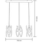 LED Hanglamp - Hangverlichting - Optra - 36W - Natuurlijk, Ophalen of Verzenden, Nieuw, Metaal