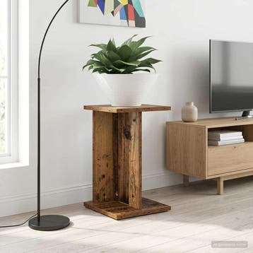 vidaXL Plantenstandaard Oud hout 25 x 25,5 x 40,5 cm Bewerkt, Verzenden, Nieuw
