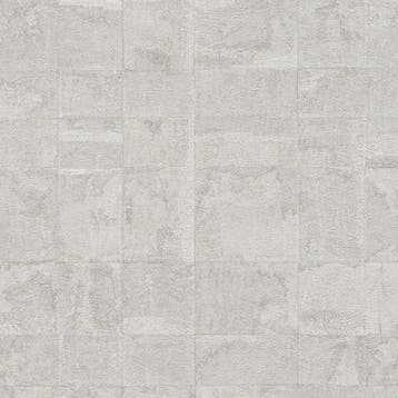 Profhome 396713-GU Steen tegel behang metallic en metallic, Verzenden