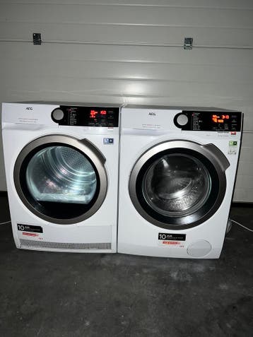 SCHERPE PRIJS! AEG 8KG STOOM WASMACHINE AEG 8KG WPDROGER!, Energieklasse A of zuiniger, 1200 tot 1600 toeren, Minder dan 85 cm