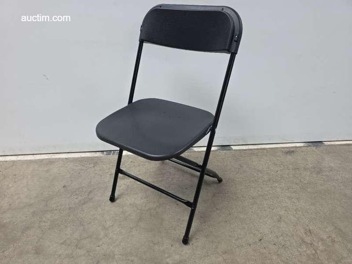 44 zwarte klapstoelen met transportkar Flexfurn, Zakelijke goederen, Horeca | Meubilair en Inrichting, Ophalen
