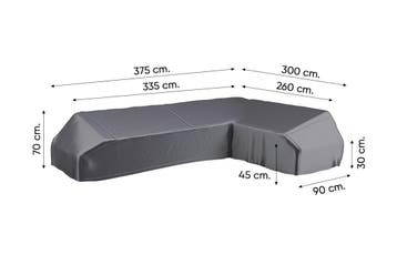 Platinum Aerocover platform loungesethoes 375x300 cm -, Verzenden, Nieuw, Overige materialen