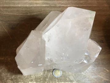Rotskristal Kristalcluster - Hoogte: 20 cm - Breedte: 18 cm-, Verzamelen