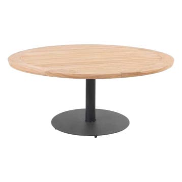 4 Seasons Outdoor  Taste 4SO Saba low dining teak tafel 160, Tuin en Terras, Tuintafels, Nieuw