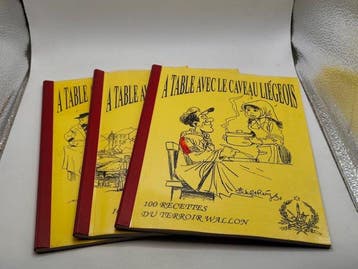 À table avec le Caveau liégeois - 3x B - 3 albums - Eerste, Boeken, Stripboeken, Nieuw