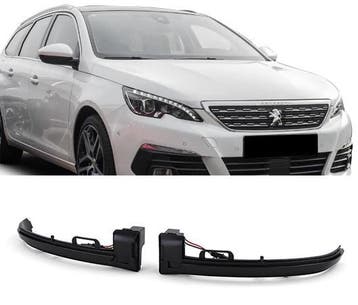 Knipperlichten Spiegel Peugeot 308 Dynamic LED black, Ophalen of Verzenden, Nieuw