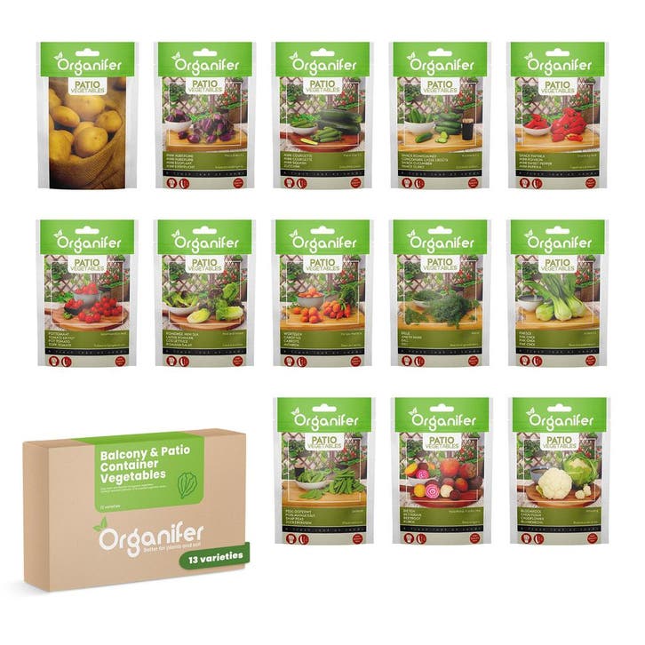 Balkon- en plantenbak groentezaden - 13 soorten, Tuin en Terras, Bloembollen en Zaden, Gehele jaar, Volle zon, Verzenden