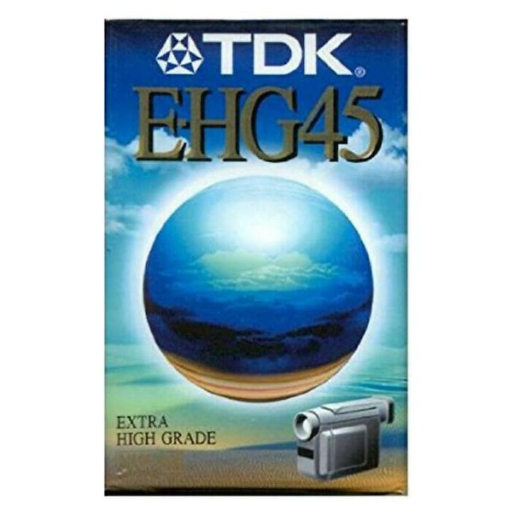 TDK EHG45 VHS-C Compact Videocassette (45 min / 90 min LP) (, Audio, Tv en Foto, Fotografie | Fotostudio en Toebehoren, Nieuw
