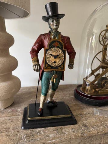 Zwarte Woud Clockman klok - Staal - 1950-1960 -