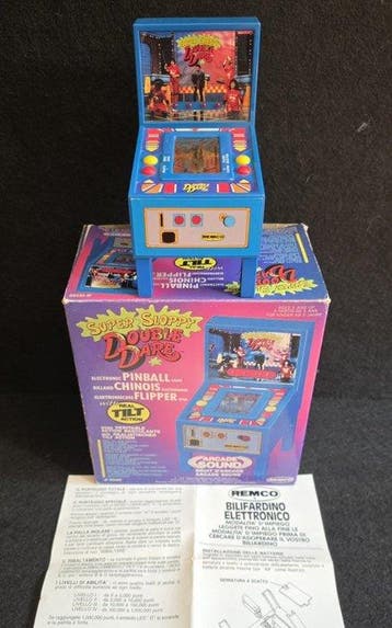 Remco - Super Sloppy Double Dare Lcd Tabletop Pinball Game, Nieuw