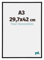 Fotolijst A3 - 29,7x42 cm - Zwart Hoogglans - Kunststof -, Verzenden, Nieuw