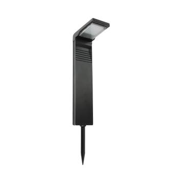Solar priklamp Verona zwart met warm wit licht, Zonne-energie, Kunststof, Verzenden, Minder dan 50 watt