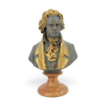 Figuur - Ludwig van Beethoven - Marmer, Composiet, Antiek en Kunst