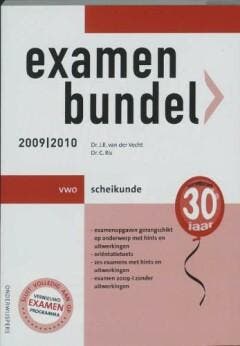 Examenbundel Scheikunde Vwo 2009/2010 - J.R. van der Vecht, Verzenden, Zo goed als nieuw, J.R. van der Vecht