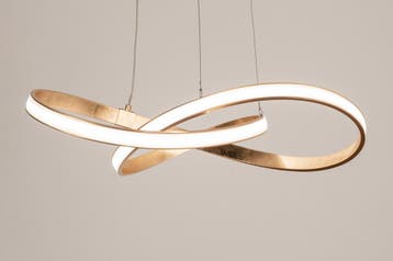 Rietveld Hanglampen - Goud - Metaal, Verzenden, Nieuw