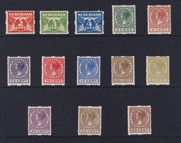 Nederland 1926/1927 - Tweezijdige roltanding met watermark, Postzegels en Munten, Postzegels | Nederland, Gestempeld
