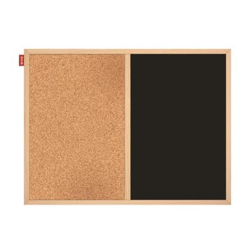 Kurk prikbord / krijtbord  - houten lijst - 60 x 90 cm, Ophalen of Verzenden, Nieuw