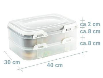 Voedsel transportbox, cupcake, muffin, party container, t..., Verzenden, Nieuw