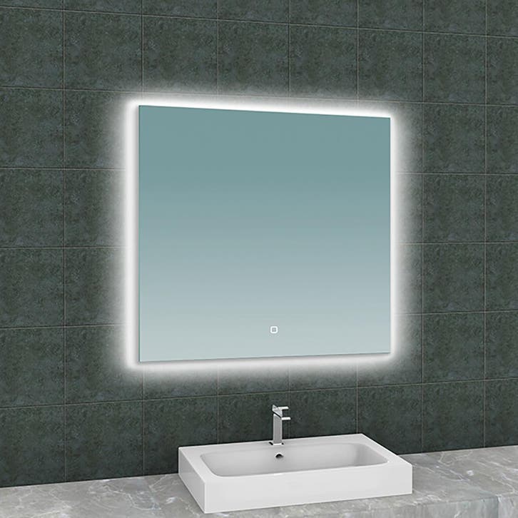 Wiesbaden Soul Badkamerspiegel met LED - Dimbaar -, Huis en Inrichting, Woonaccessoires | Spiegels, Nieuw, Ophalen of Verzenden