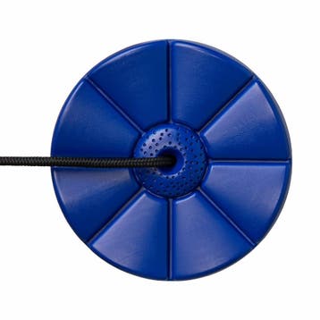 Kunststof Schotelschommel Blauw - BR touw zwart, Kinderen en Baby's, Ophalen of Verzenden, Nieuw