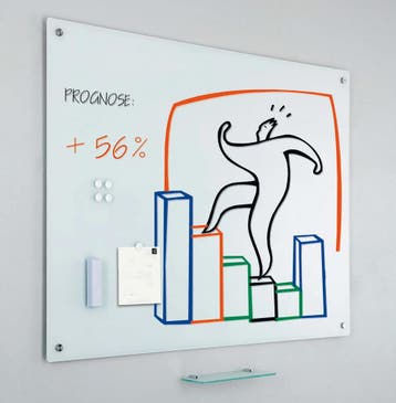 Glasbord Glass2Write 90x60 cm, Ophalen of Verzenden, Nieuw in verpakking, Meubel