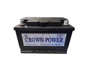 Crown UniEnergy Hoog 77ah accu, Verzenden, Nieuw, Universele onderdelen