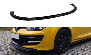 Voorspoiler Renault Megane 3 RS Maxton Design glans zwart, Auto-onderdelen, Ophalen of Verzenden, Nieuw