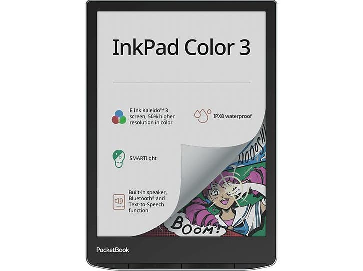 Pocketbook -  Inkpad Color 3  - 7.8 Inch - 32 Gb  - Zwart, Computers en Software, E-readers, 7 inch, 16 GB of meer, Nieuw, 7 inch