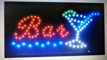 Bar cafe broodjes LED bord lamp verlichting lichtbak reclame, Verzenden, Nieuw
