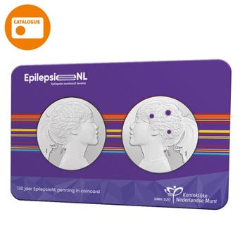 EpilepsieNL penning in coincard, Postzegels en Munten, Verzenden