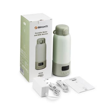 Simanti draagbare flessenwarmer voor onderweg, Verzenden, Nieuw, Flessen- of potjesverwarmer