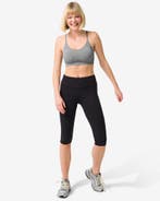 HEMA Dames sportlegging capri zwart, Verzenden, Nieuw, Zwart