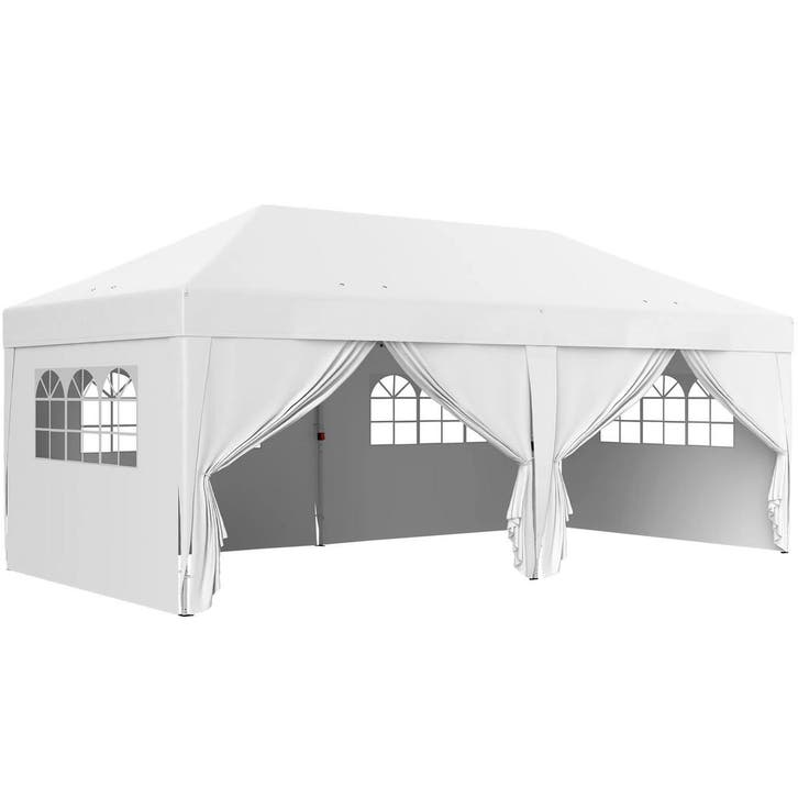 Paviljoen Ca. 6x3m Stabiel Winterbestendig Pop-up Vouwpavilj, Tuin en Terras, Planten | Bomen, Verzenden