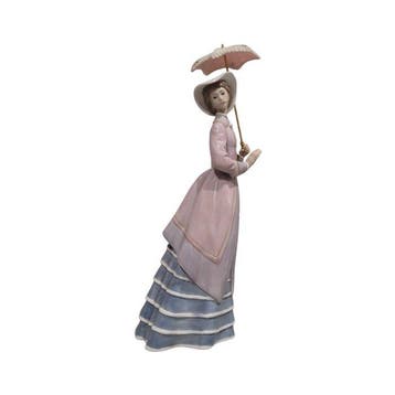 Lladró - Figuur - Dama con sombrilla - Porselein