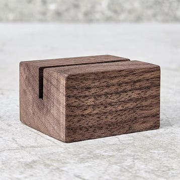 HOCHO Walnotenhouten Mini Kaartenhouder 34 mm – Luxe en F., Ophalen of Verzenden, Nieuw