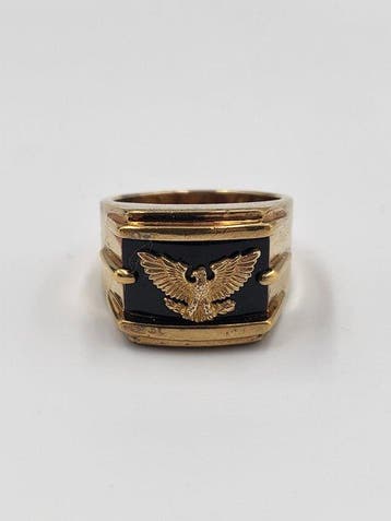 Franklin Mint - Signetring met Amerikaanse adelaar – Goud