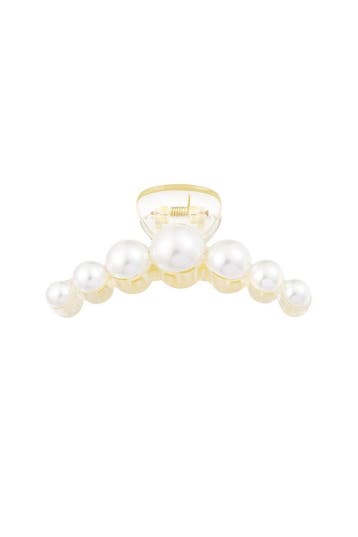 Goudlief Haarklem grote parels (Haarspelden, Accessoires), Sieraden, Tassen en Uiterlijk, Uiterlijk | Haarverzorging, Verzenden