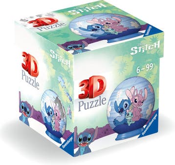 Disney Stitch, Angel and Scrump 3D Puzzelbal (55 stukjes) |, Hobby en Vrije tijd, Verzenden, Nieuw