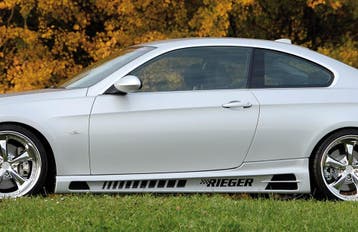 Rieger side skirt | 3-Serie E92: 09.06-02.10 (tot Facelift),, Auto-onderdelen, Verzenden, Nieuw, BMW