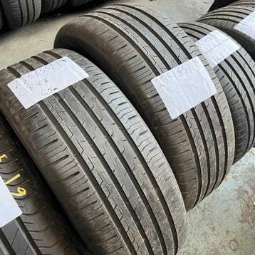 2 x Continental EcoContact 6 235-55-19 Zomerbanden 6,5mm, 19 inch, Gebruikt, Ophalen of Verzenden, 235 mm