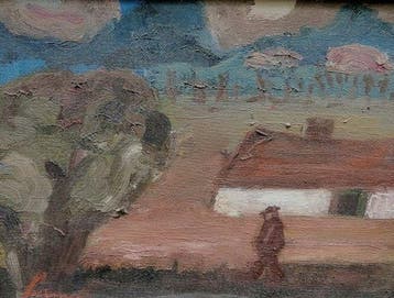 Constant Permeke (1886-1952) - Boerenscene, Antiek en Kunst, Kunst | Schilderijen | Klassiek