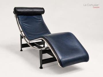 Cassina - Le Corbusier - Chaise longue - LC4 - Leder,, Antiek en Kunst