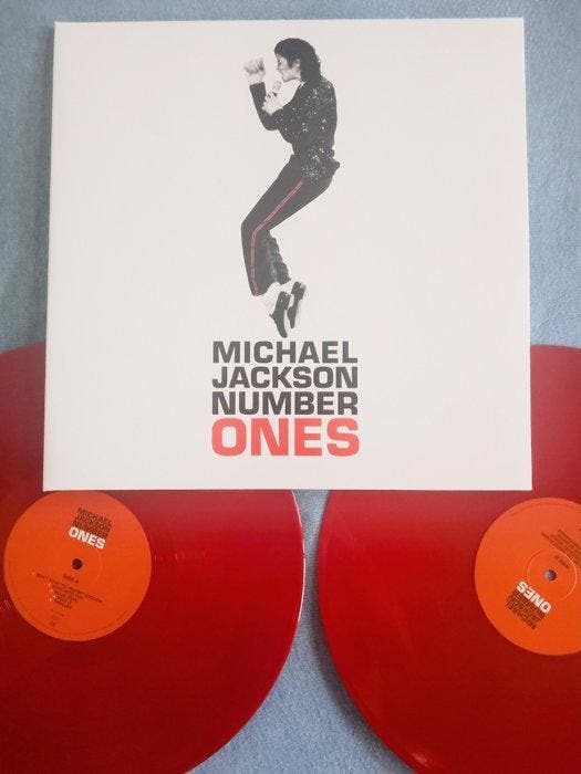 Michael Jackson - Number Ones - Solid red vinyl - 2 x LP, Cd's en Dvd's, Vinyl Singles