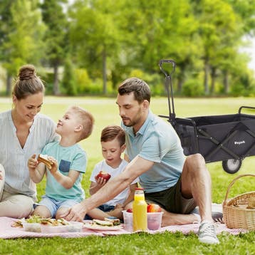 2dekans | LifeGoods Bolderkar - Opvouwbaar - Draaibare, Ophalen of Verzenden, Zo goed als nieuw