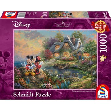Disney Dreams Puzzel Mickey and Minnie Sweetheart Cove (1000, Verzamelen, Disney, Ophalen of Verzenden, Nieuw